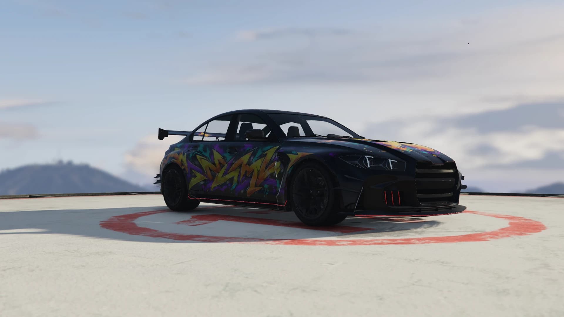 Sentinel GTSR, Maze Bank Tower roof, morning
